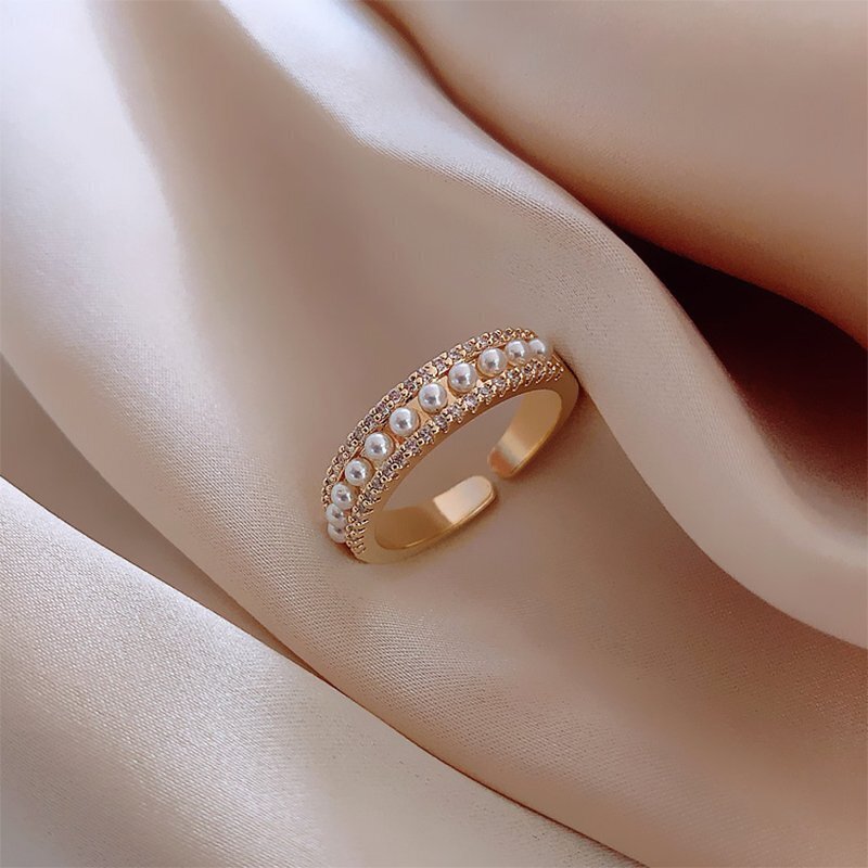 Pearl Adjustable Ring