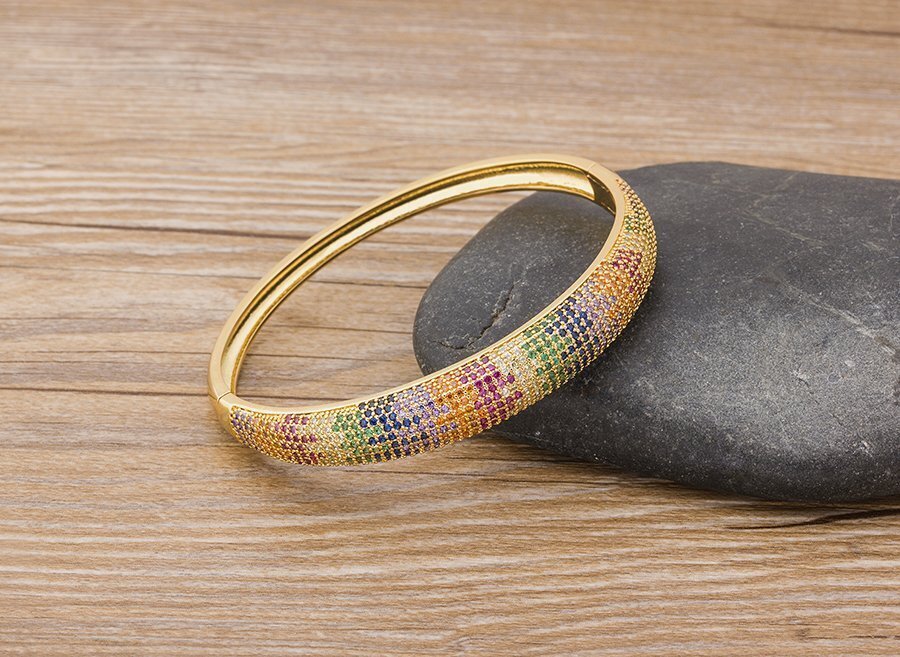 Rainbow Multicoloured Bangle
