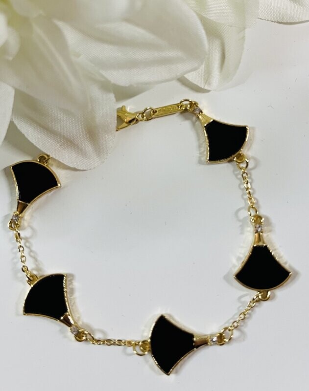 Black Drop Bracelet