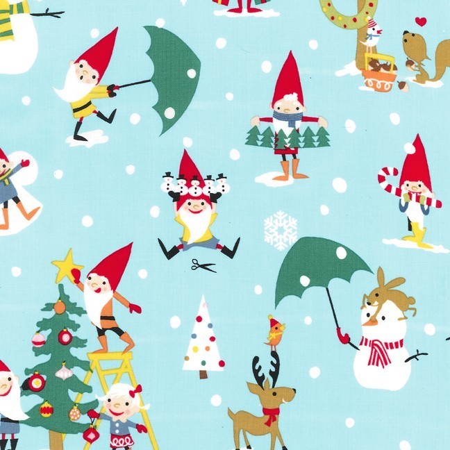 Christmas Gnomes 100% Cotton Flannel Drawstring Pant