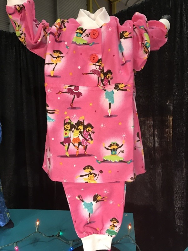 Ballerina Monkeys 100% Cotton Flannel Pyjamas