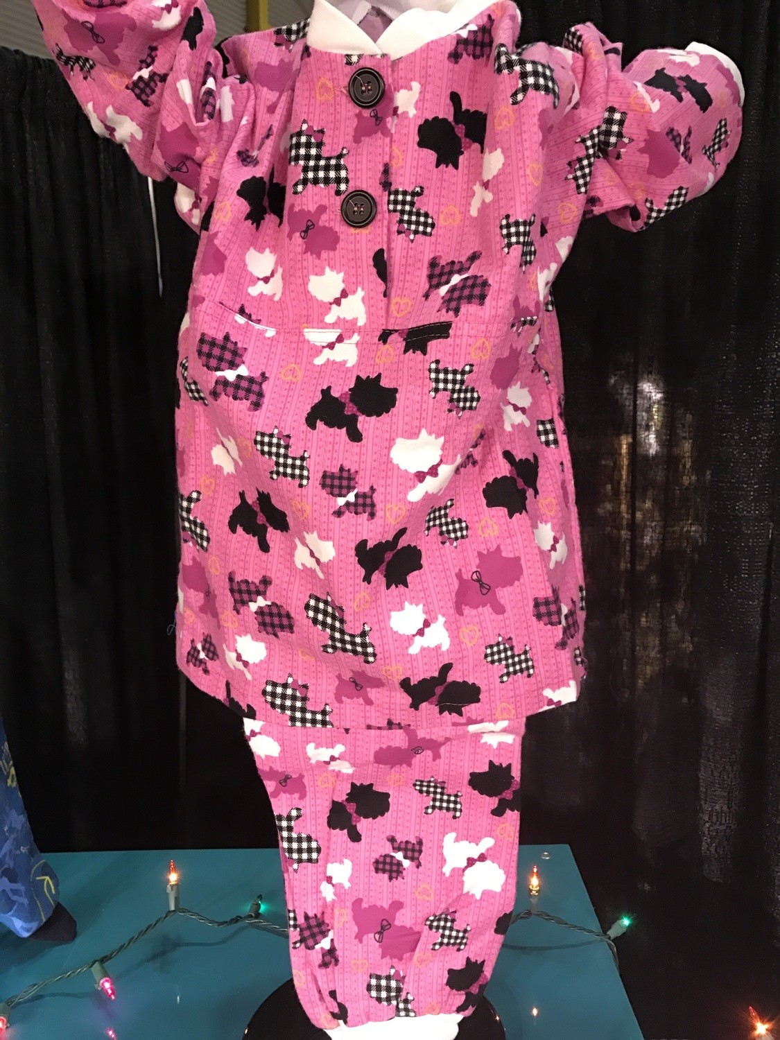 Scottie Dogs 100% Cotton Flannel Pyjamas