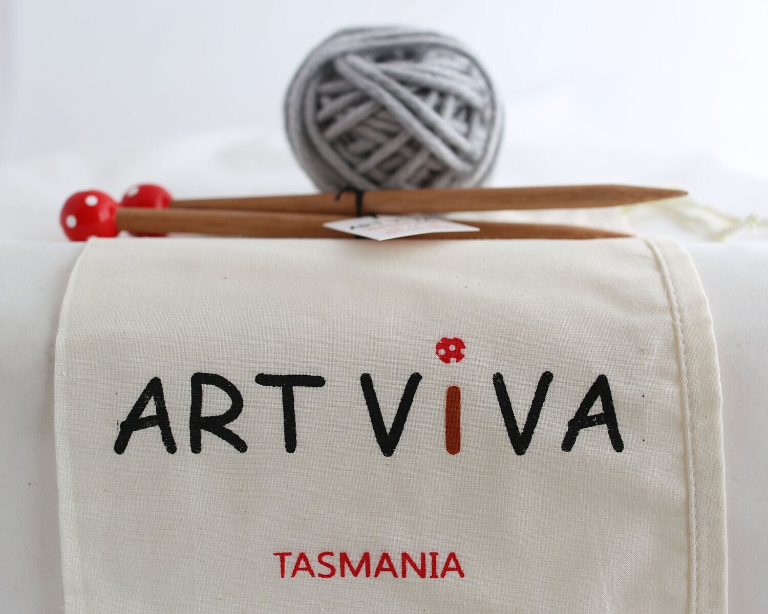 Learn to Knit Kit - Grey