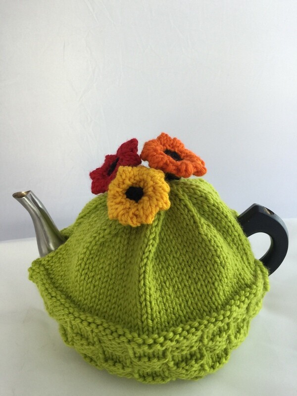 Knitted Tea Cosy Pattern - Gerbera Top