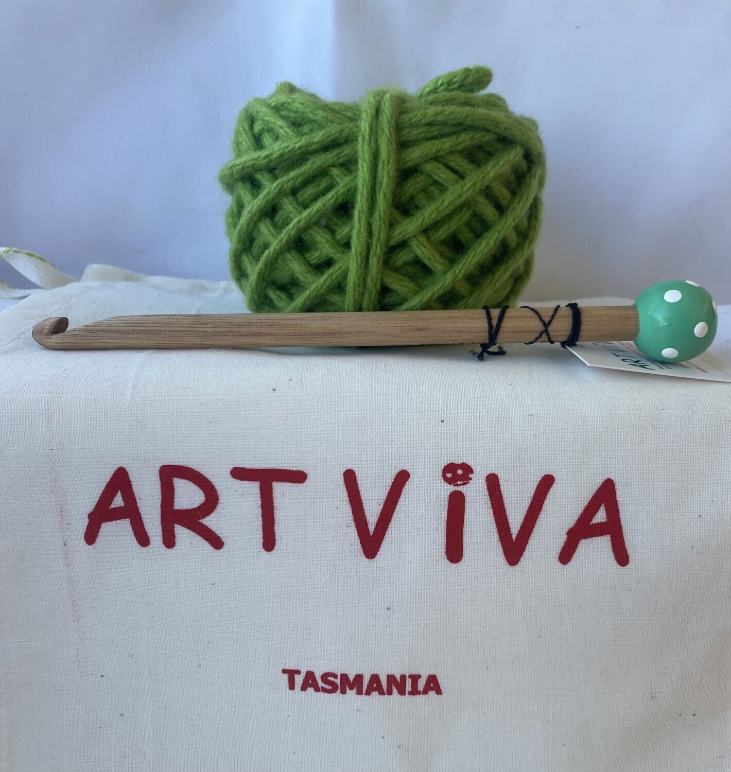 Learn to Crochet Kit - Green