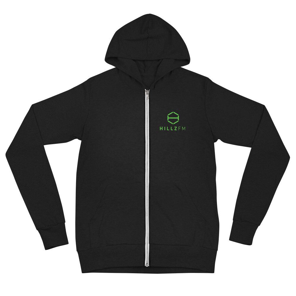 Hillz FM Unisex Zip Hoodie Hillz FM Unisex Zip Hoodie