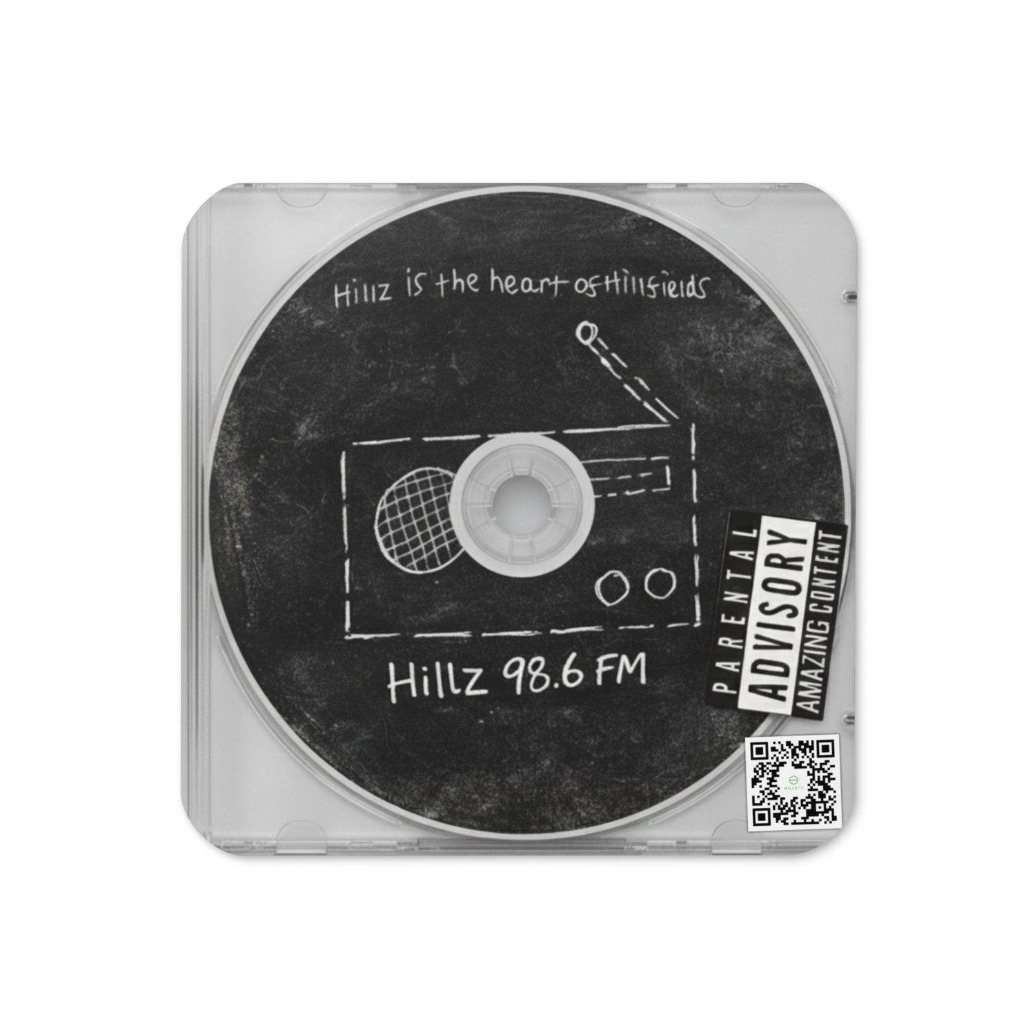 Young Hillz Cork-back coaster Young Hillz Cork-back coaster