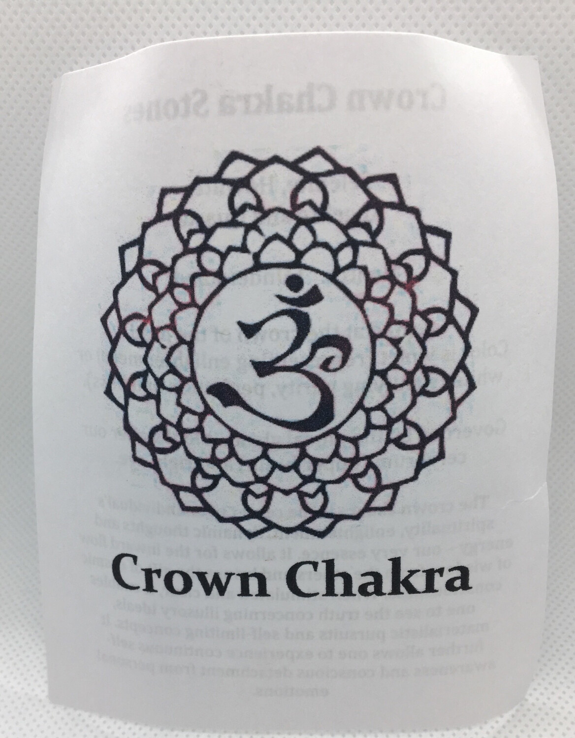 Crown Chakra Stones pouch