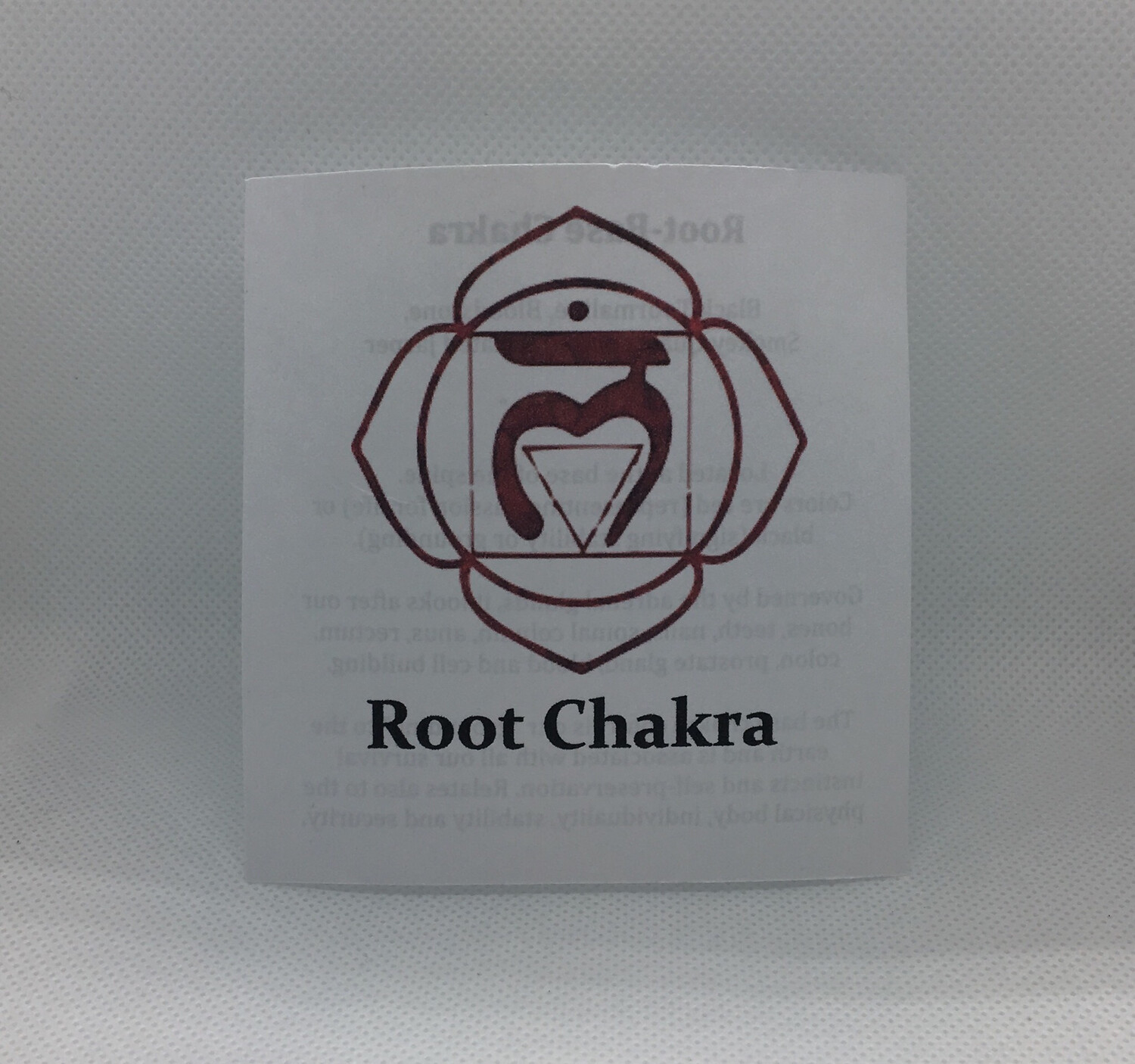 Root - Base Chakra Stones pouch