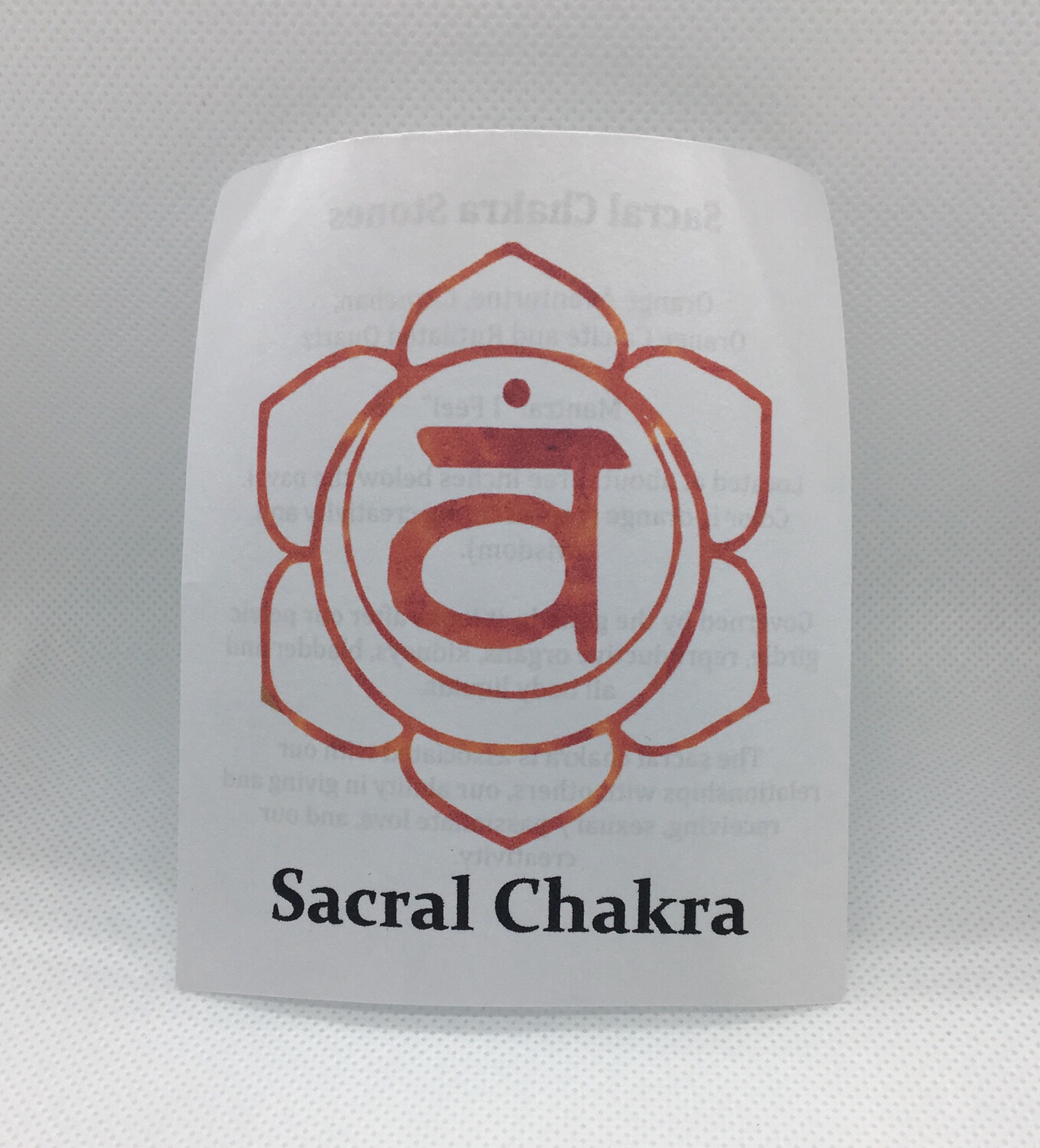 Sacral Chakra Stones pouch