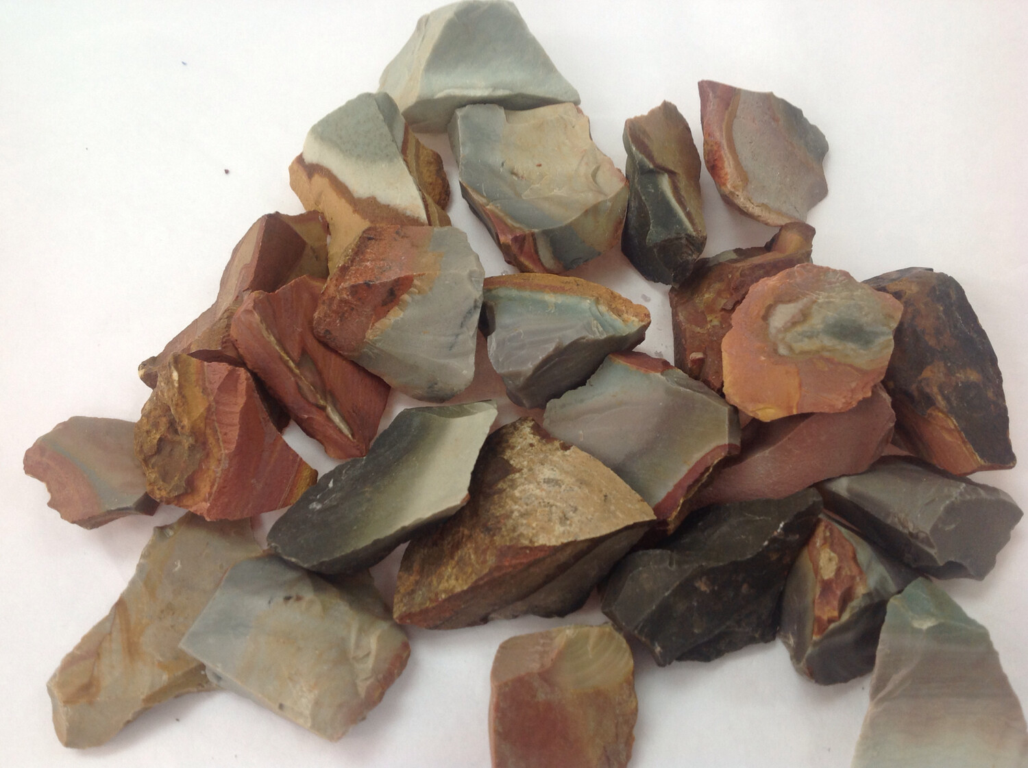 Rough Polychrome Jasper (Desert Jasper)