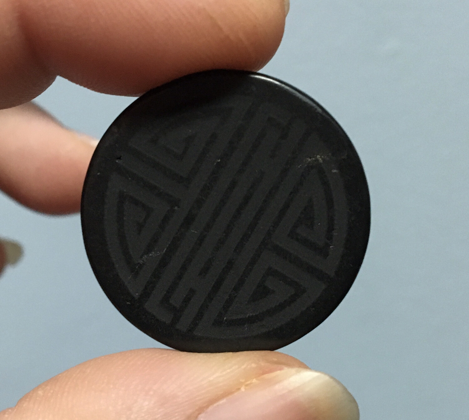 Shungite Cell Phone Stickers - Circle