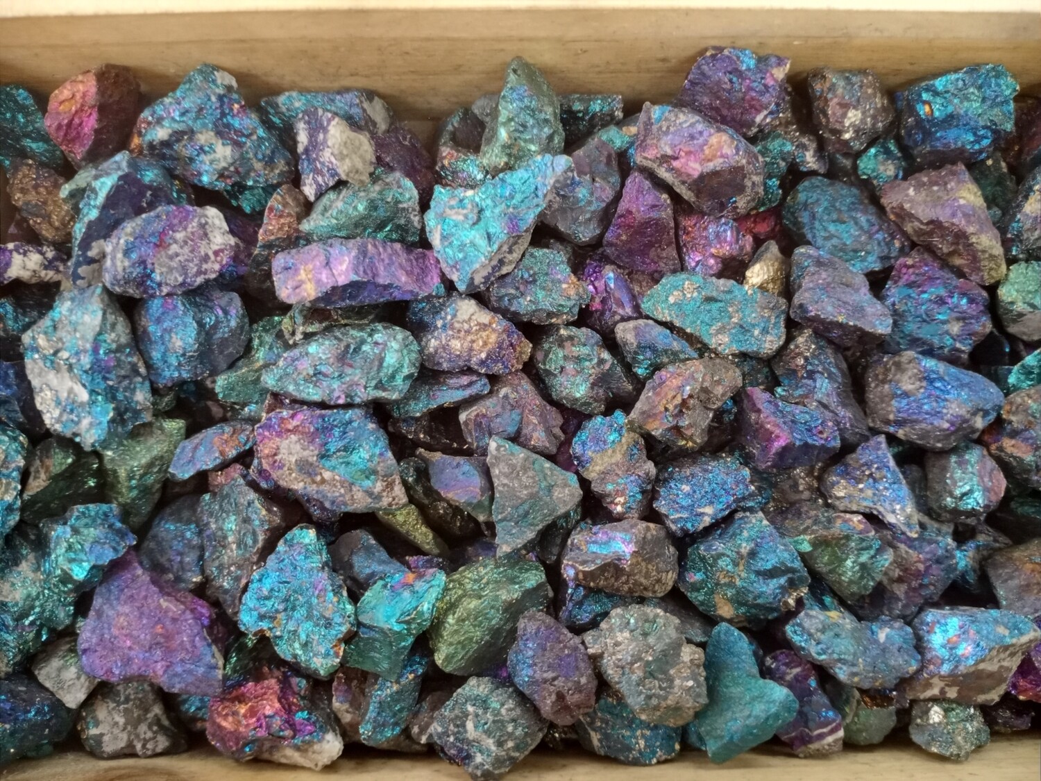Rough Chalcopyrite (Peacock Ore) Tiny