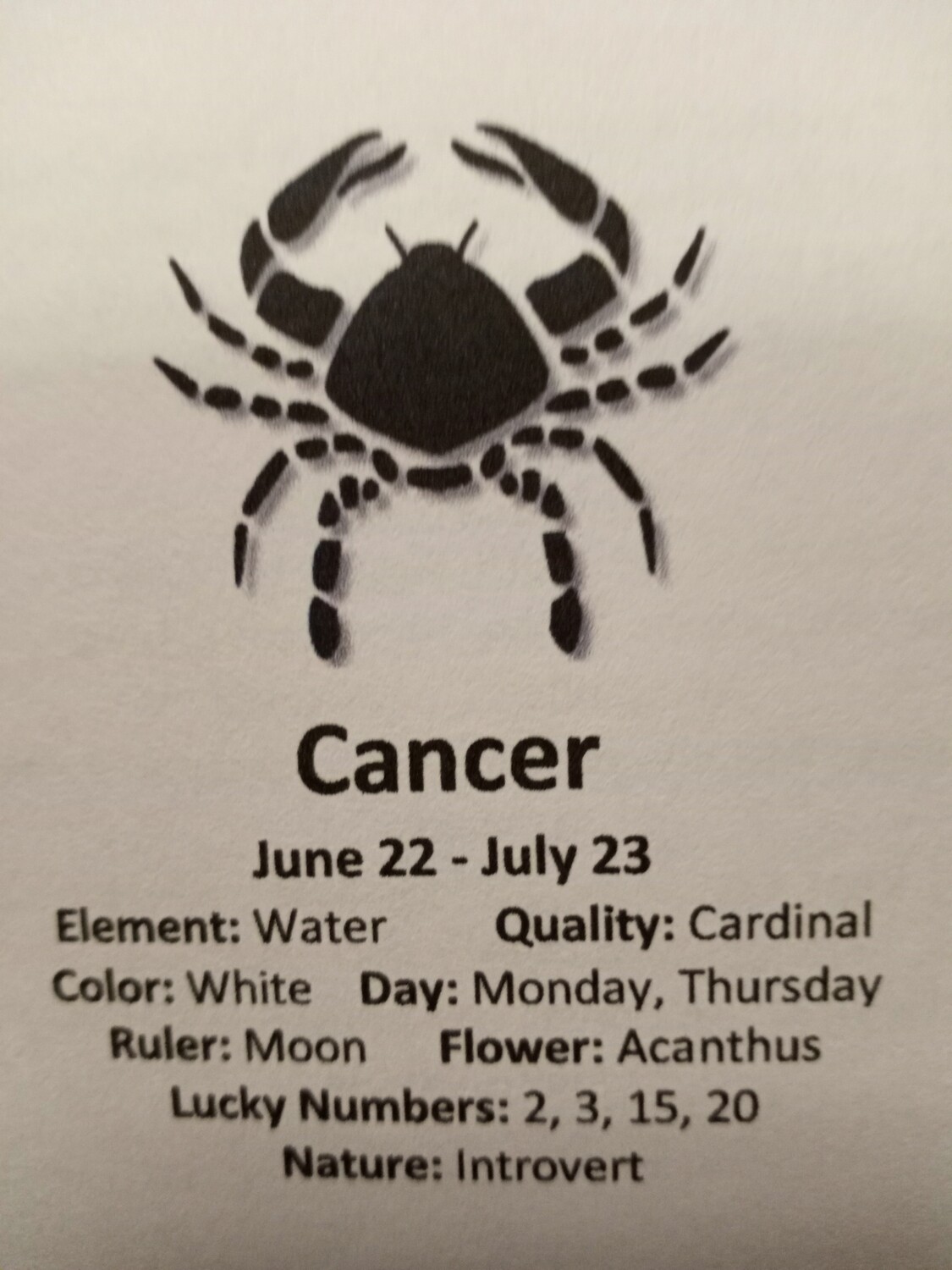 Cancer Stones pouch