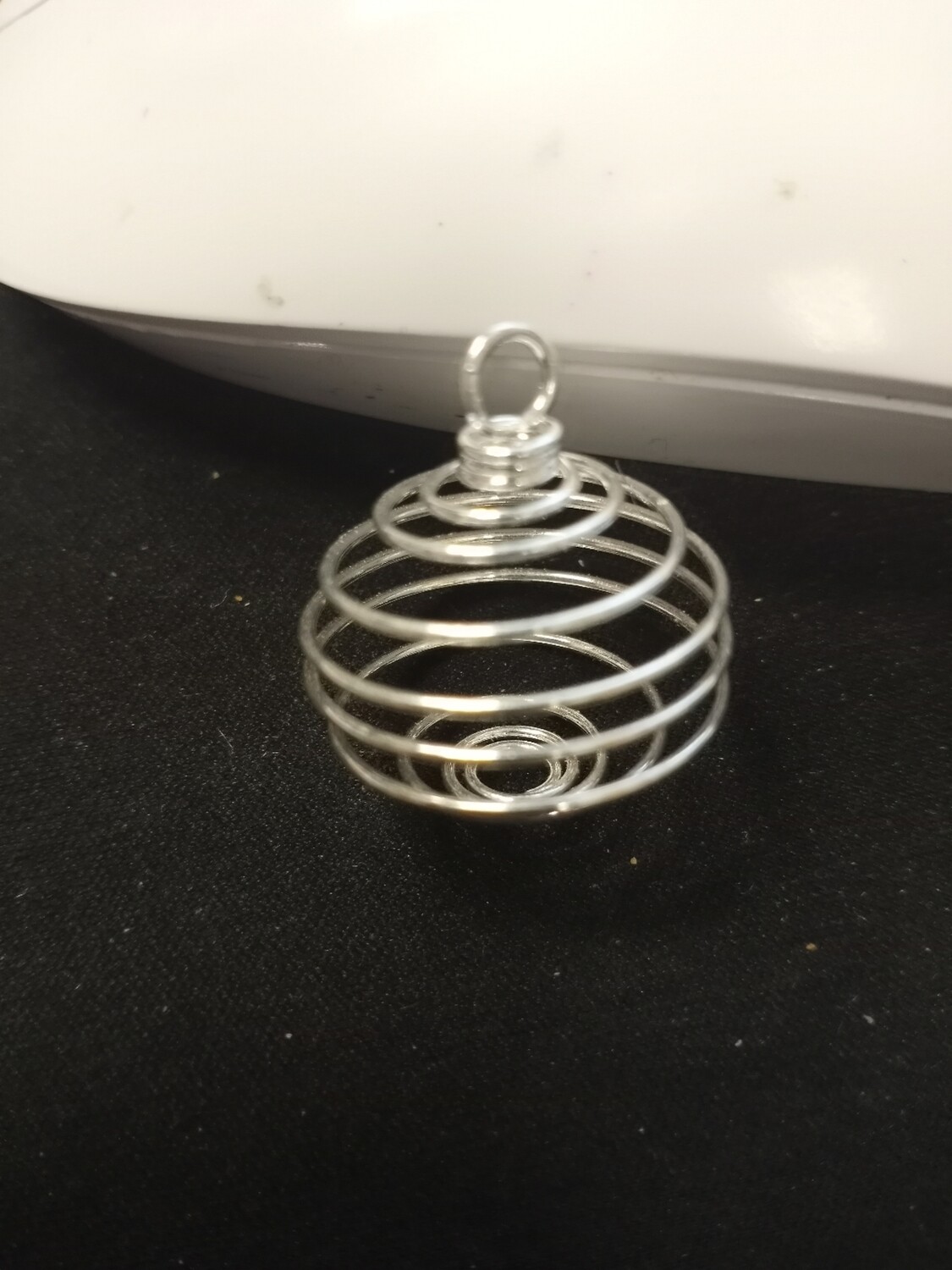 Stone Cage Pendants Stone Cage Pendants, Color: Silver