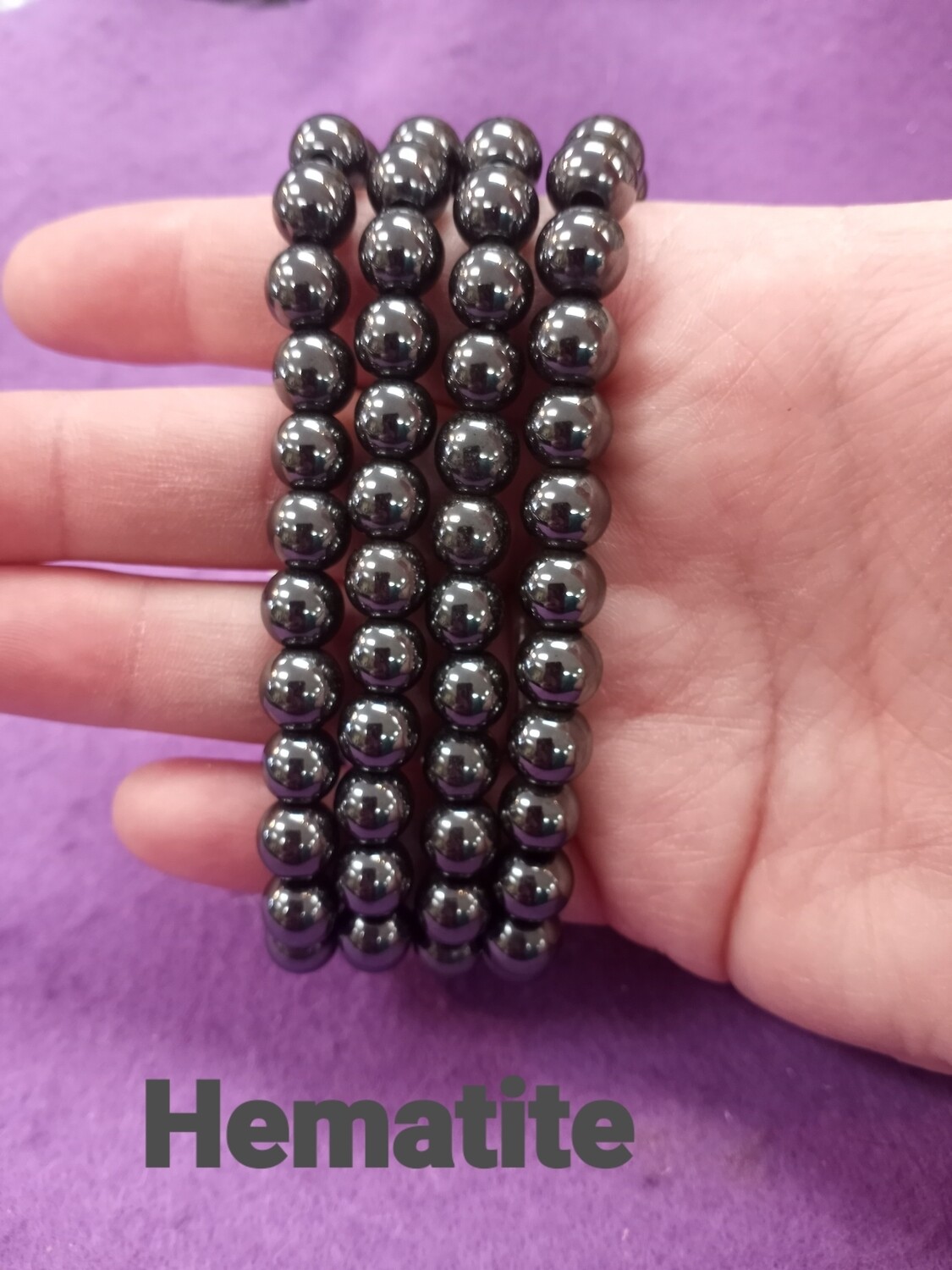 Hematite 8mm bracelet