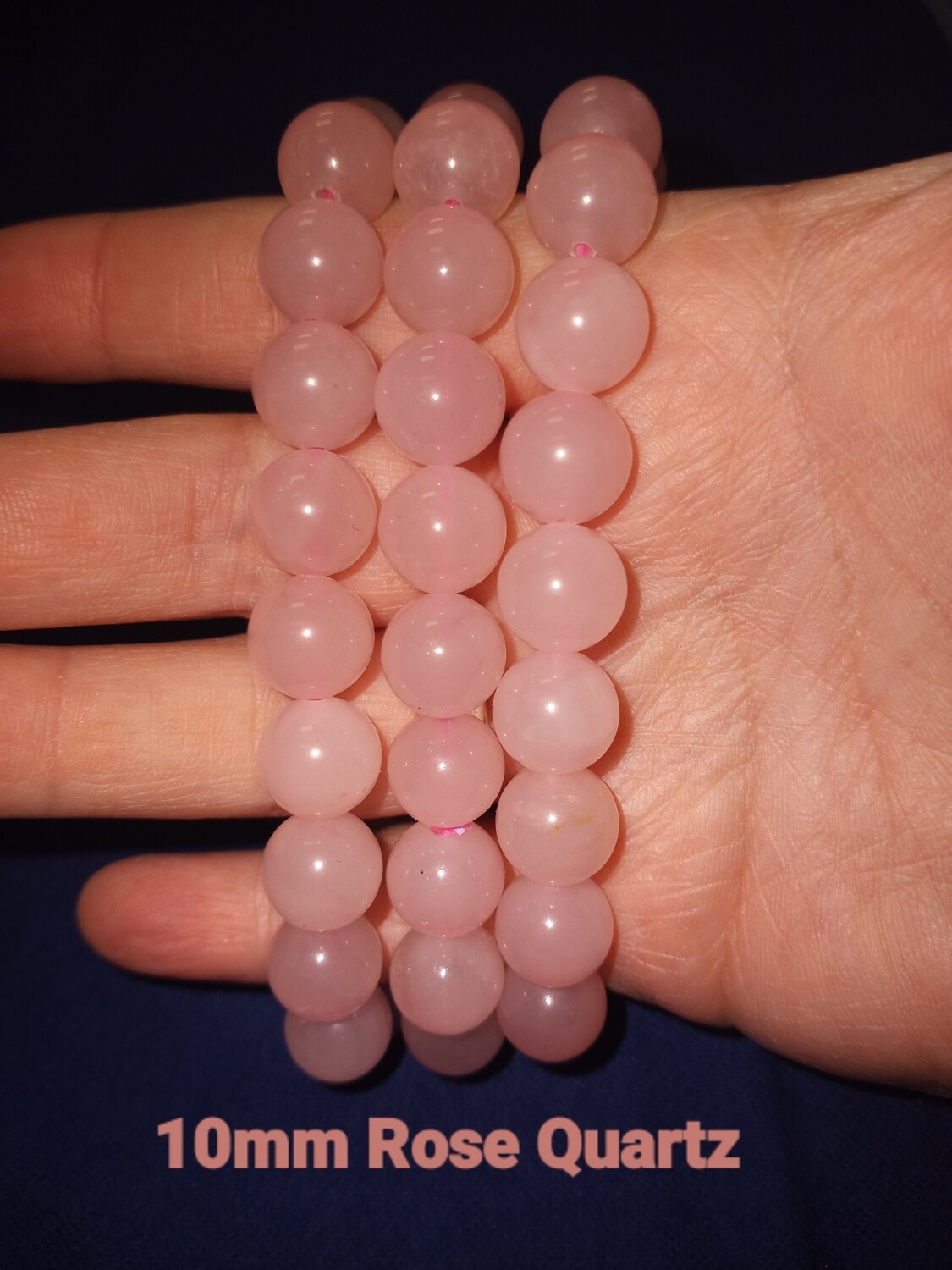 Rose quartz 10mm bracelet