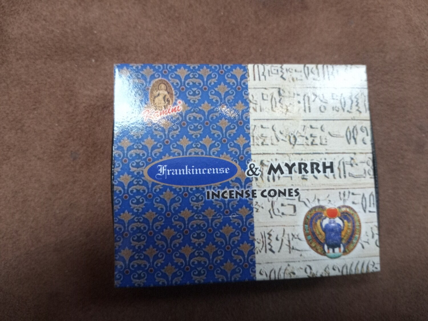 Frankincense &amp; myrrh  incense cones-kamini