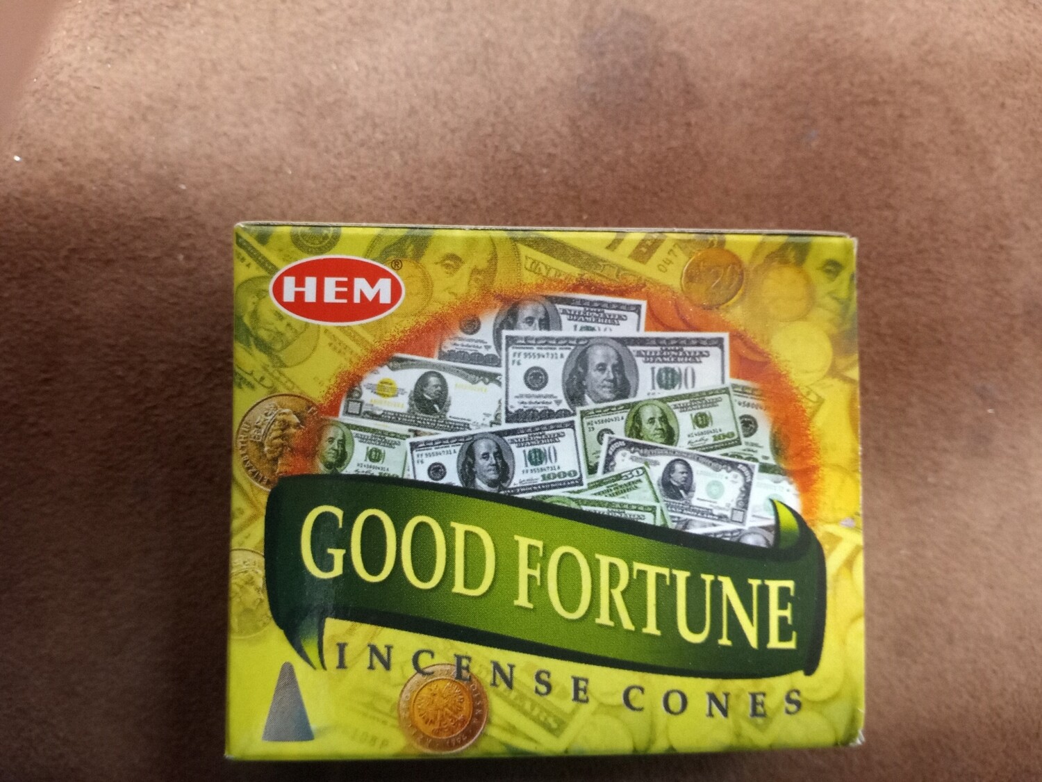 Good fortune incense cones- hem