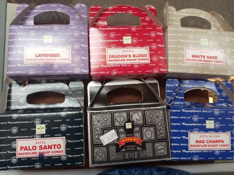 Backflow incense cones