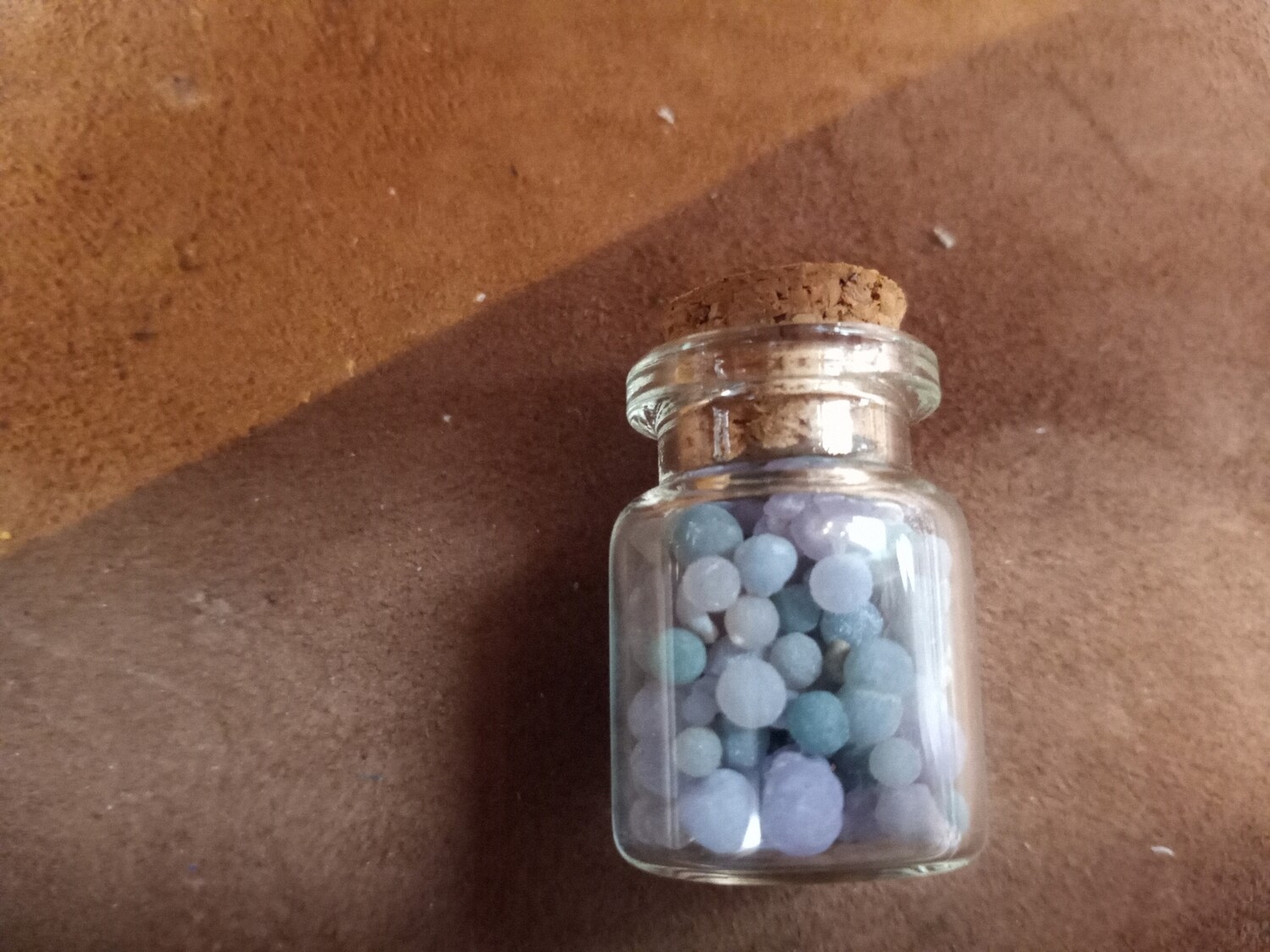 Grape agate chip bottle