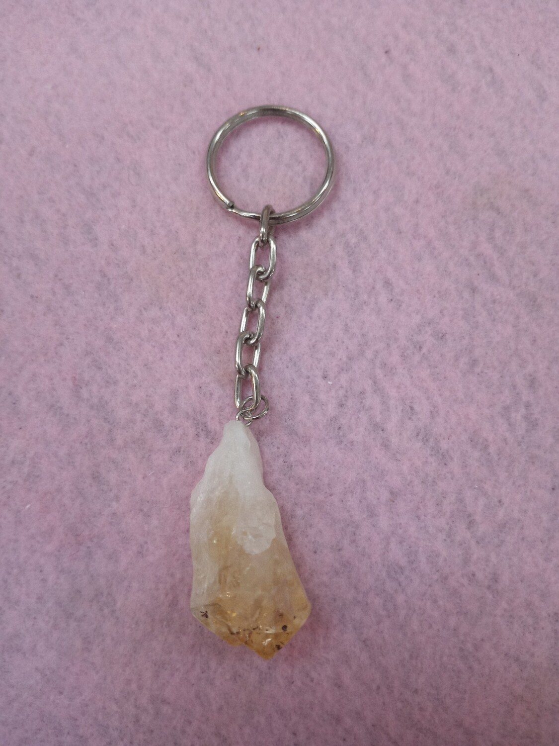 Citrine keychain