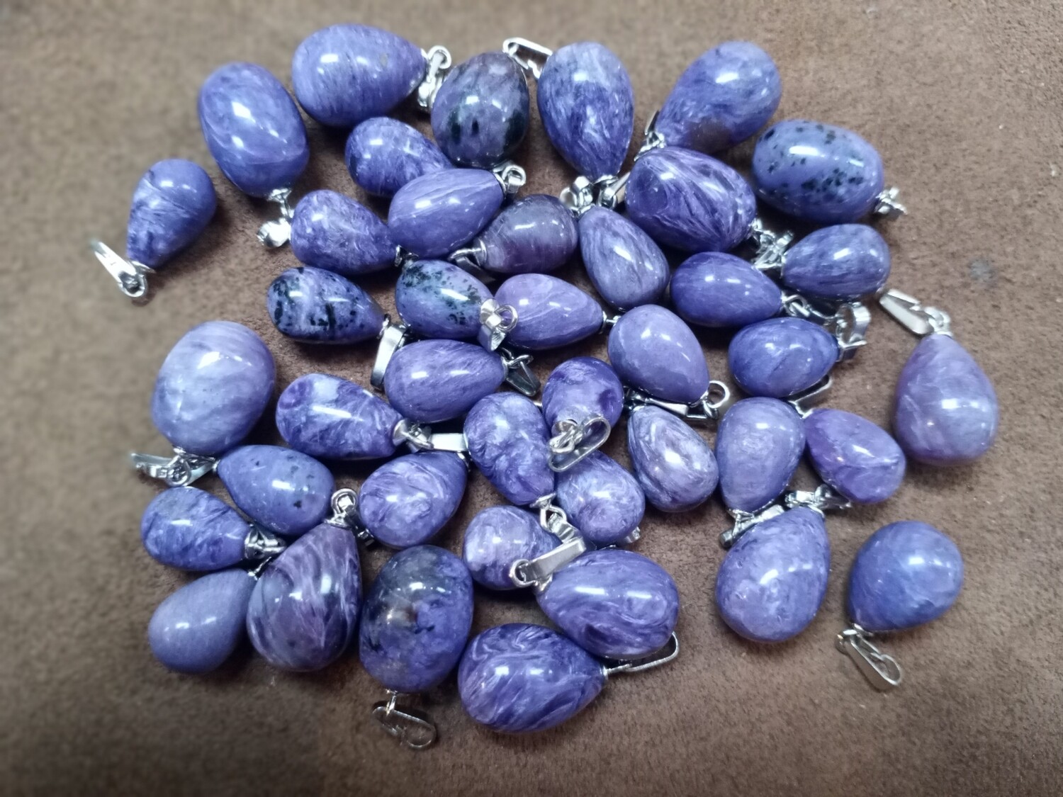 Charoite pendent