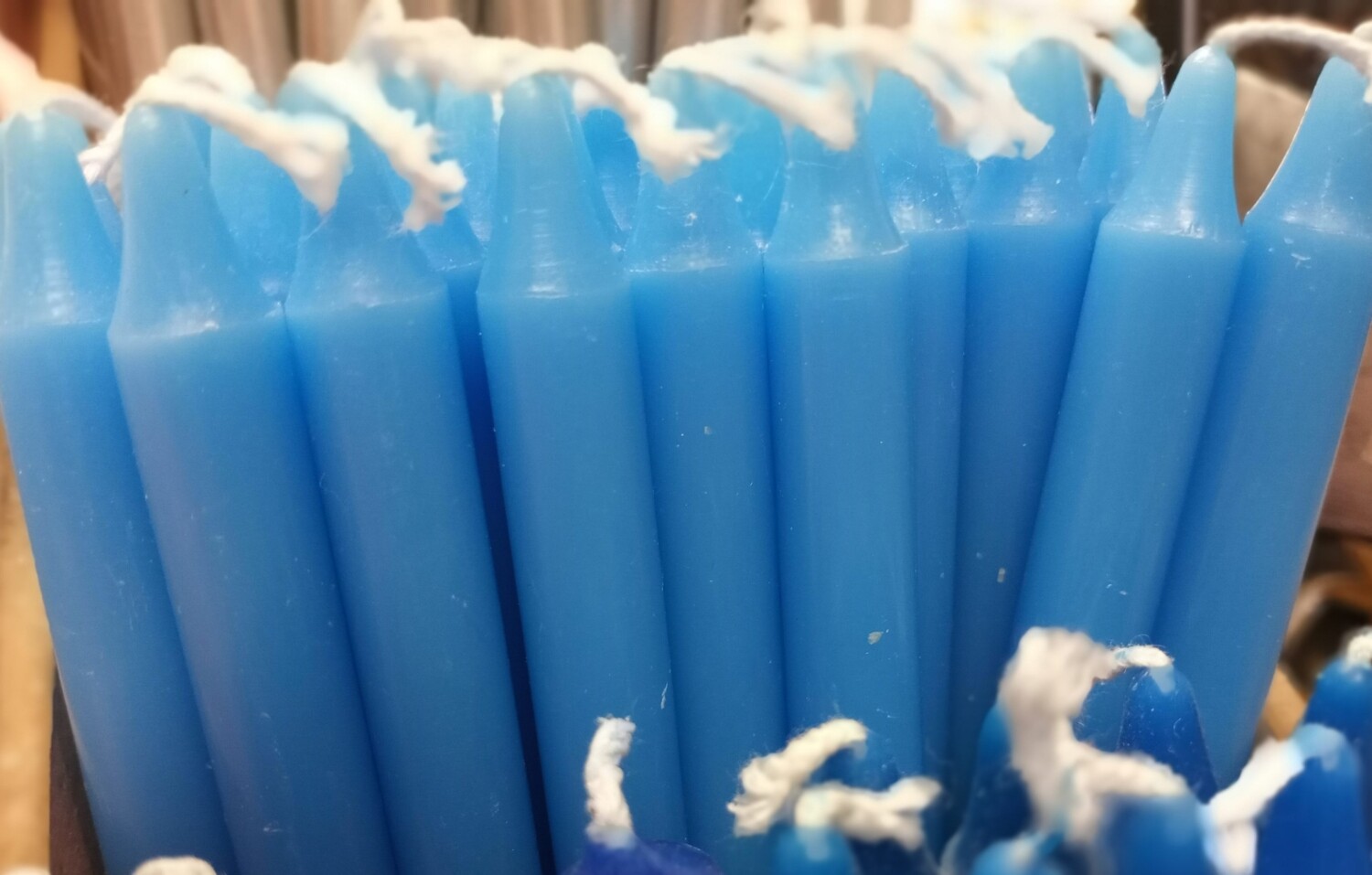 Light blue  Chime candle