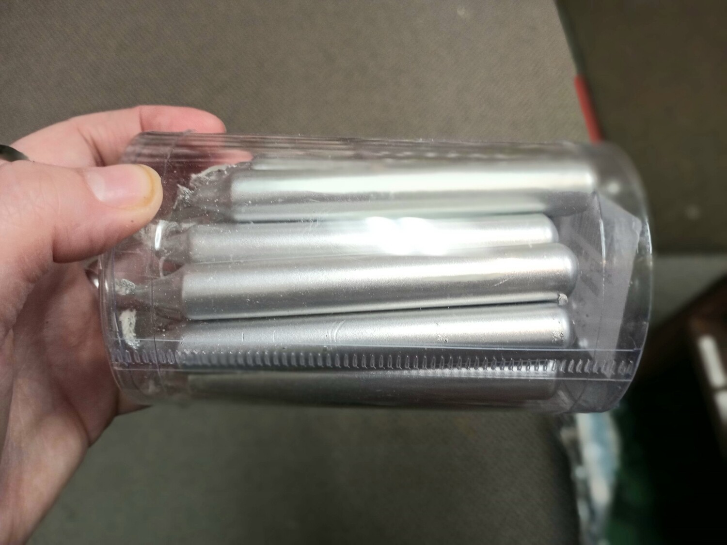 Silver  Chime candle