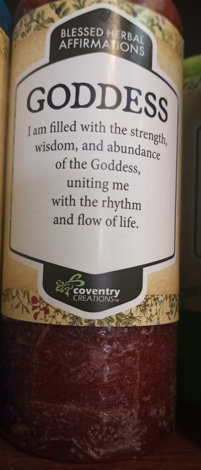 Goddess candle