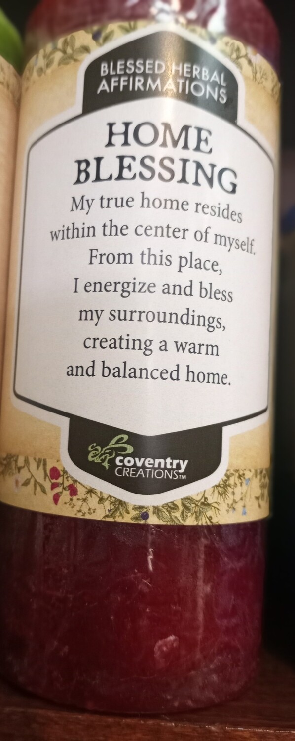 Home blessings candle