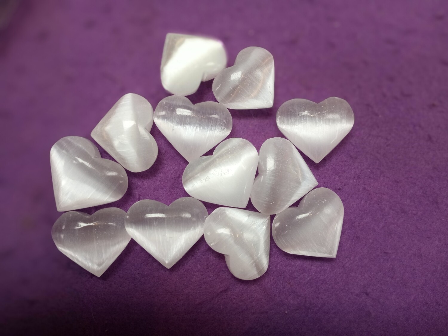 Small -Selenite heart