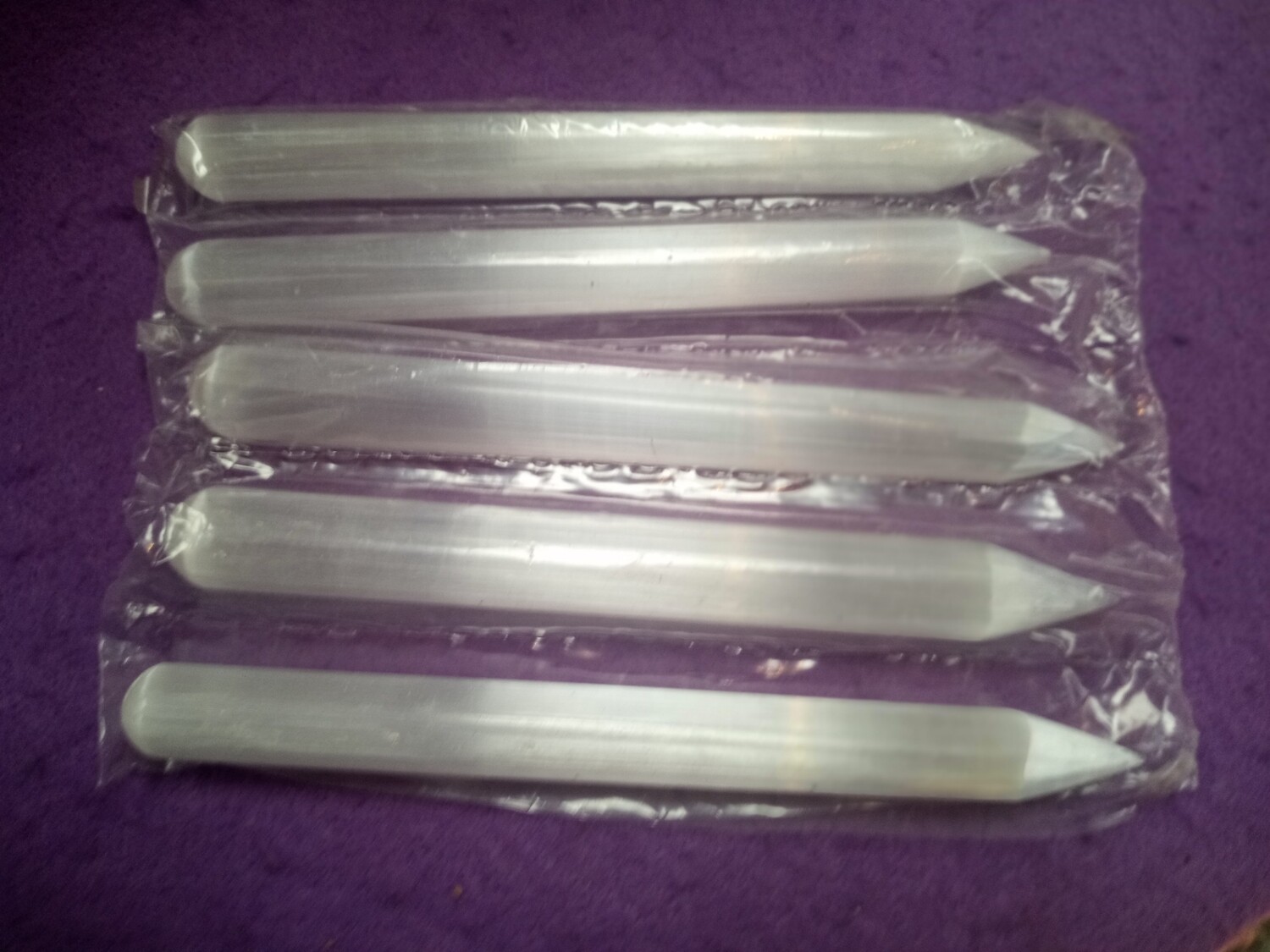 Selenite massage wand - Pencil