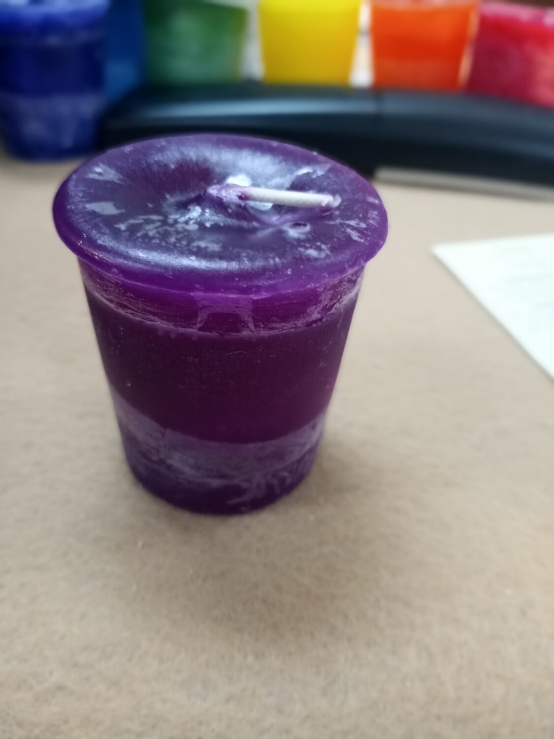 Crown chakra votives