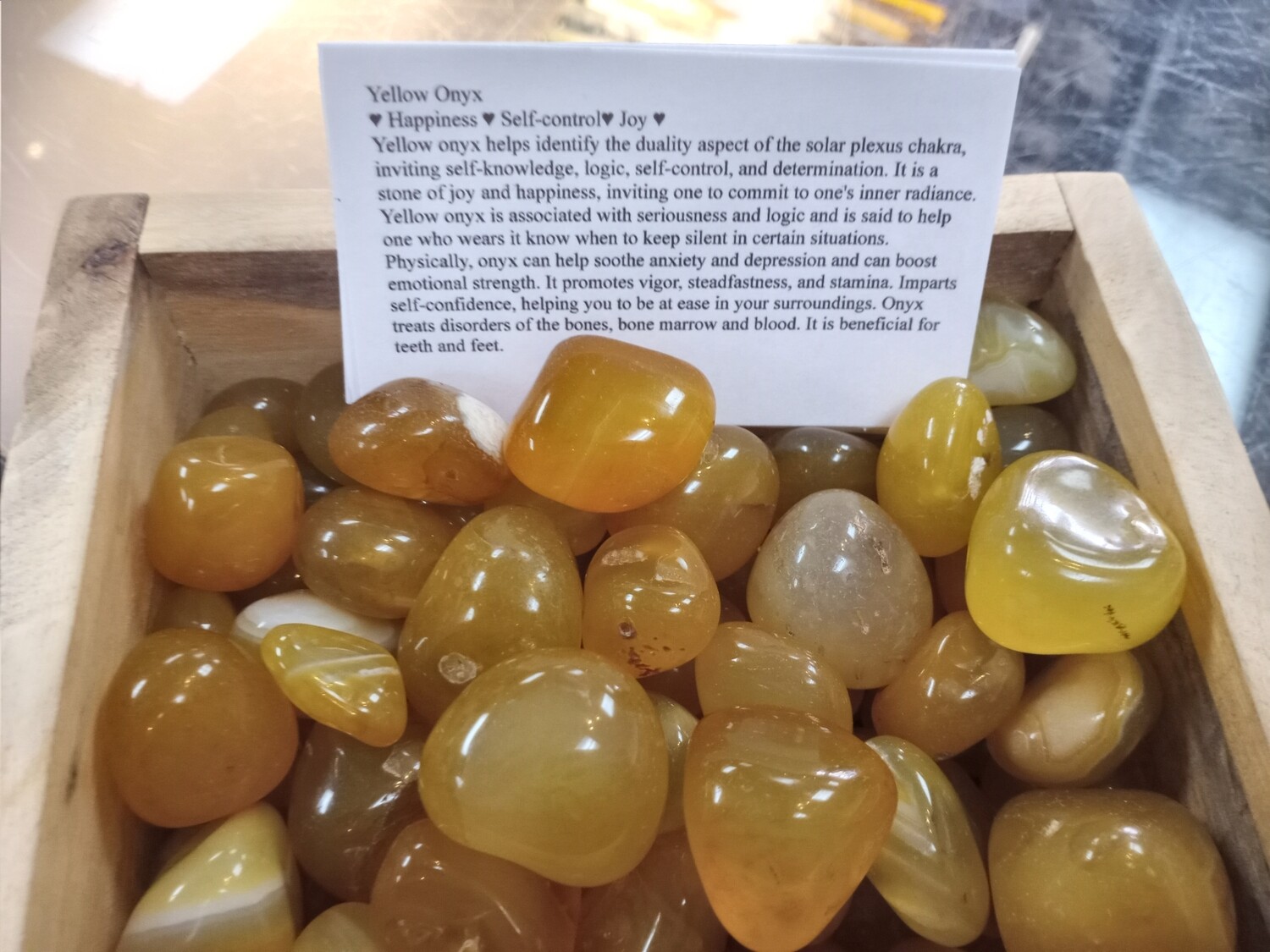 Yellow onyx