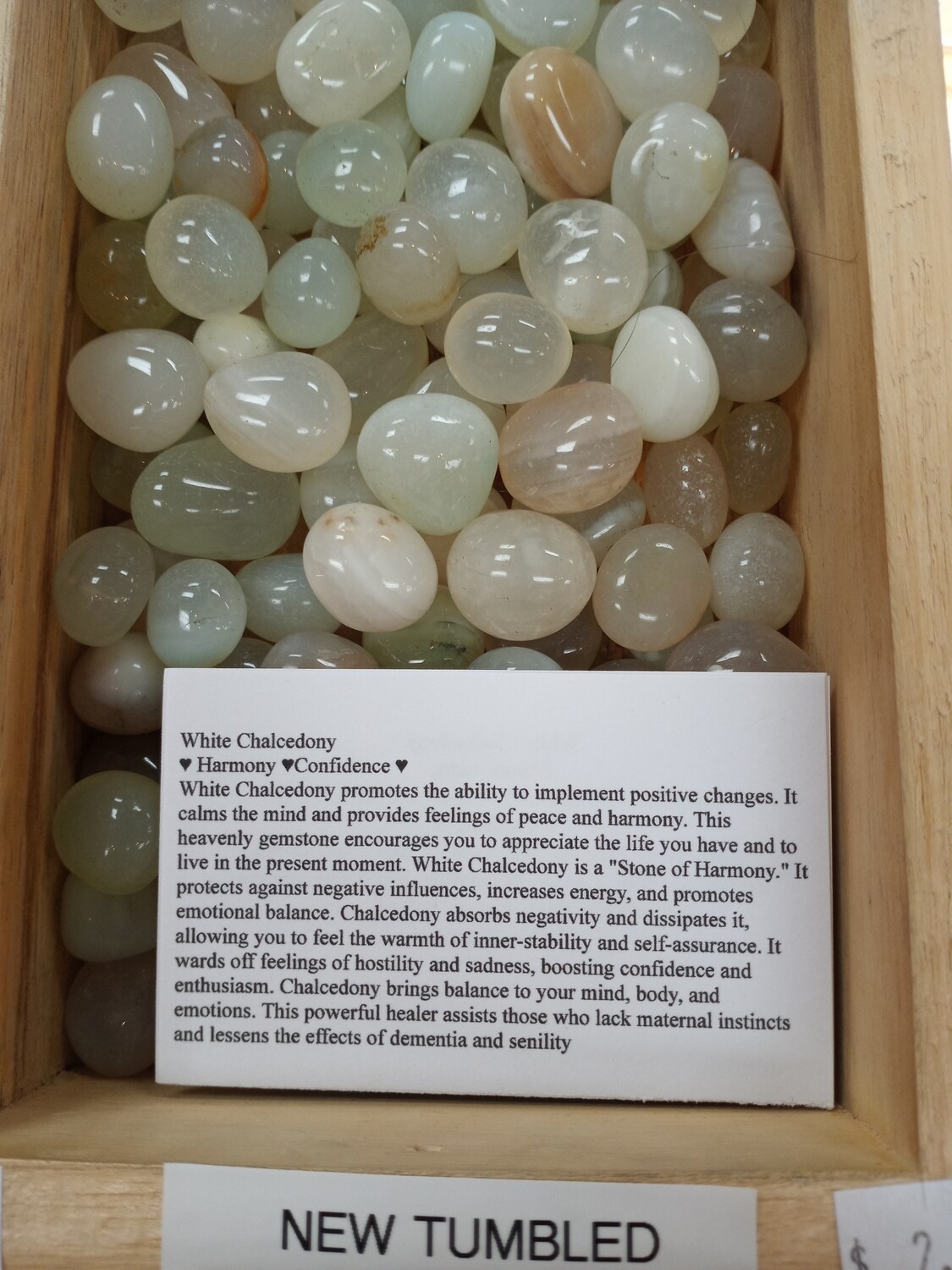 White chalcedony