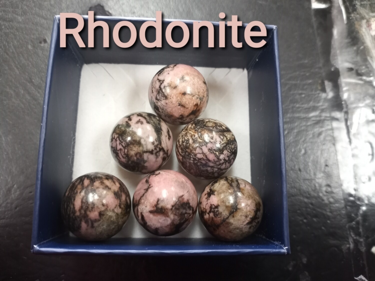 Rhodonite Spheres