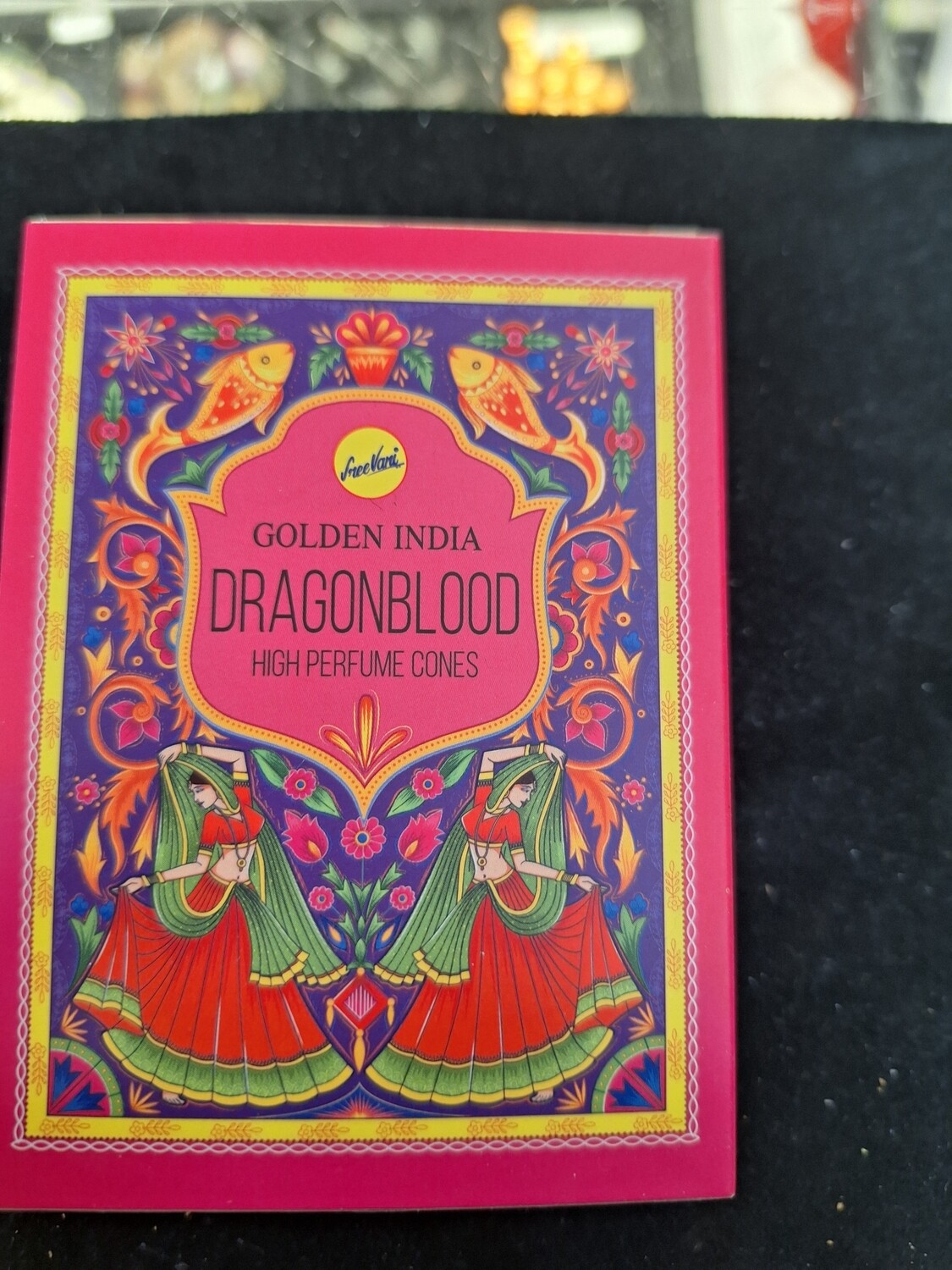 Dragons blood - golden India backflow incense cones