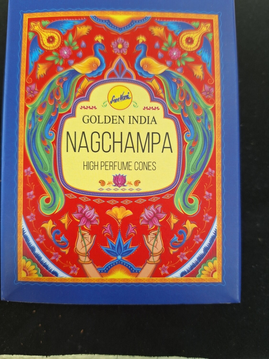 Nag champa- golden India backflow incense cones