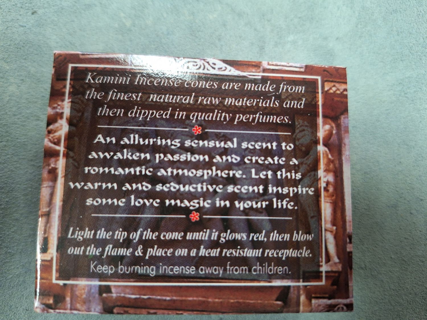 Aphrodisia incense cones- kamini brand