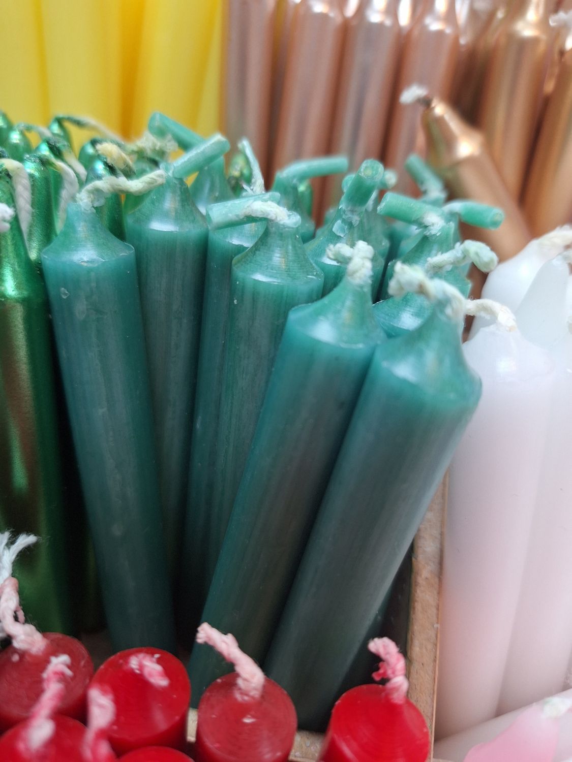 Green  Chime candle
