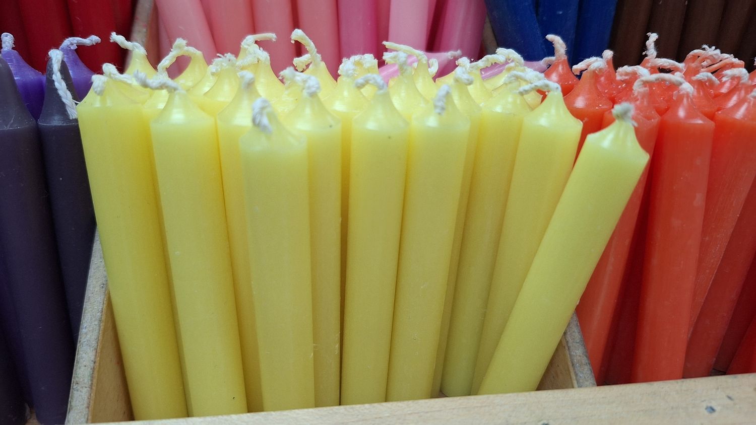 Yellow  Chime candle