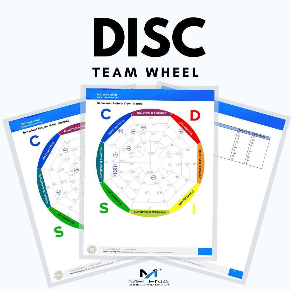 DISC Team Wheel Report (a Minimum of 5 Team Members Required per Report)