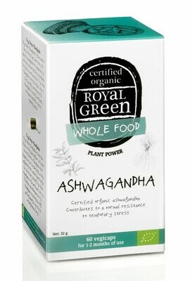 ROYAL GREEN BIO Ashwagandha (ašvaganda) 430 mg