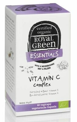 ​ROYAL GREEN BIO Vitamino C ir grybų kompleksas