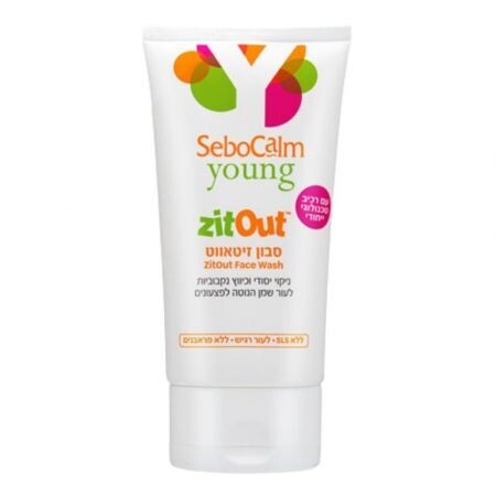 SeboCalm Young prausimosi želė riebiai odai ZitOut 150ml