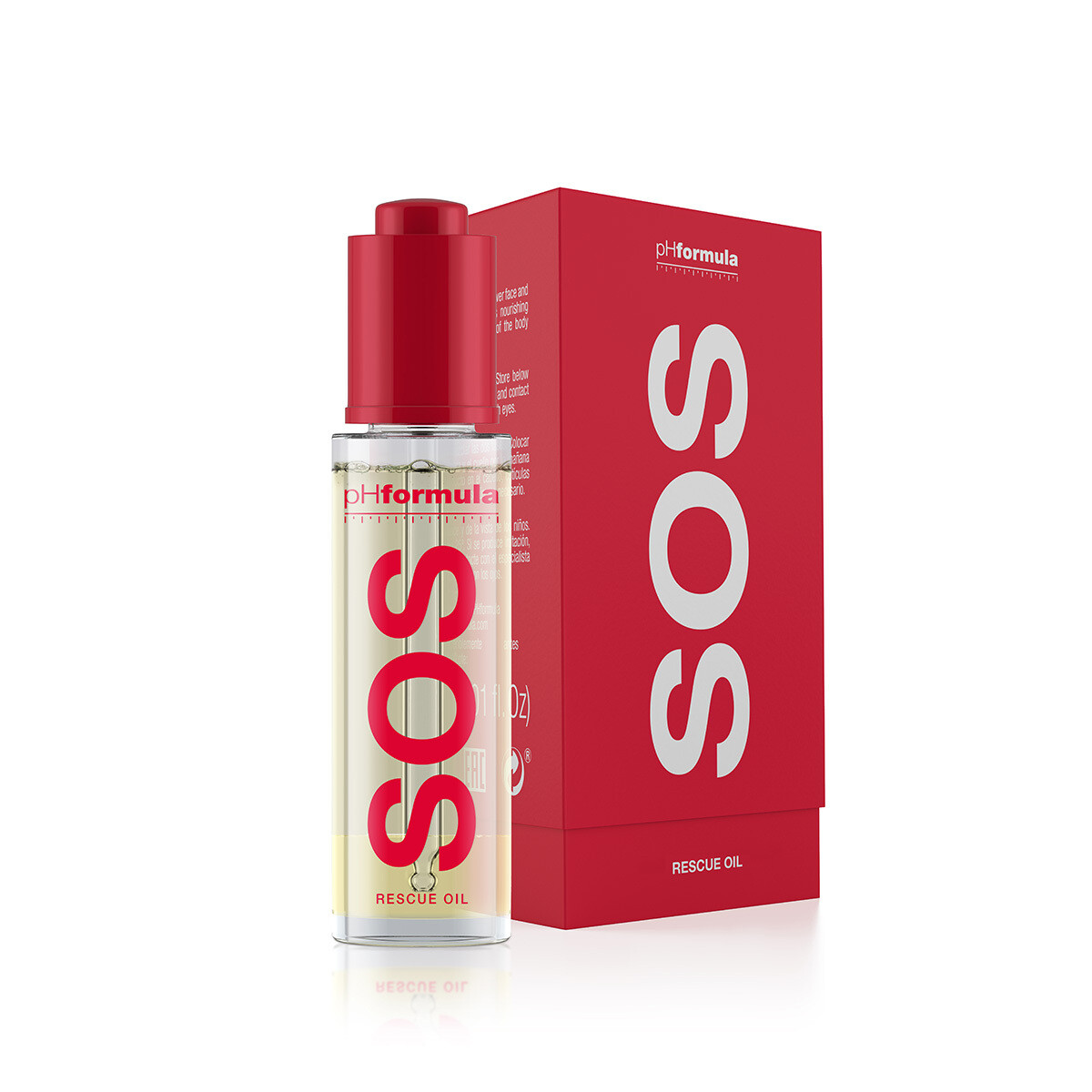 pHformula S.O.S Rescue jautrios odos aliejus 30ml