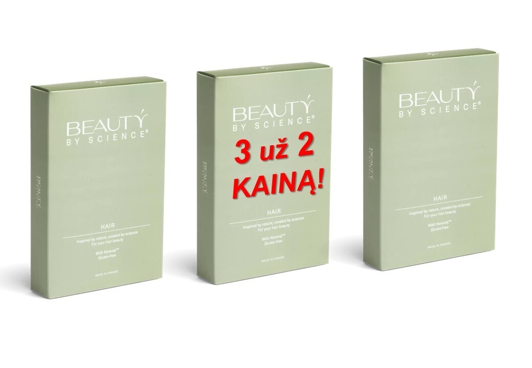 Beauty by Science® Hair 30 kapsulių / 3 vnt.