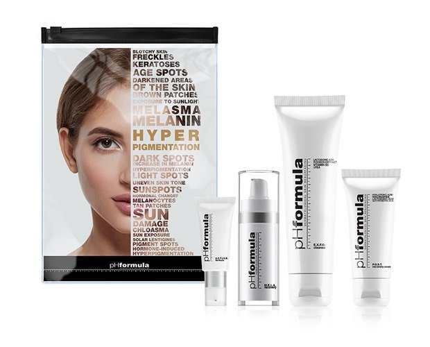pHformula M.E.L.A. KIT produktų rinkinys pigmentuotai odai