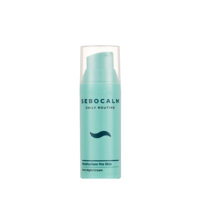 SeboCalm  praturtintas drėkinamasis naktinis kremas 50ml